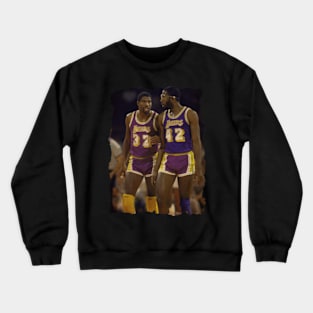 Magic Johnson and James Worthy, 1985 Crewneck Sweatshirt